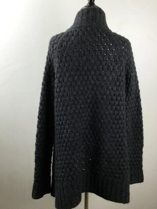 Vince Charcoal Grey One Button Long Cardigan m - Picture 4 of 7